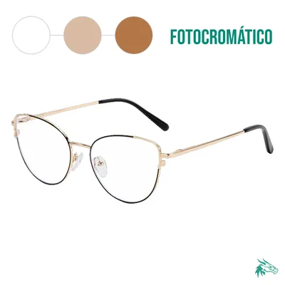 Negro & Dorado / Fotocromático Café