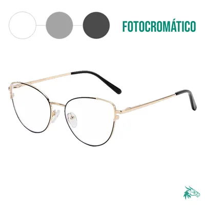 Negro & Dorado / Fotocromático Gris