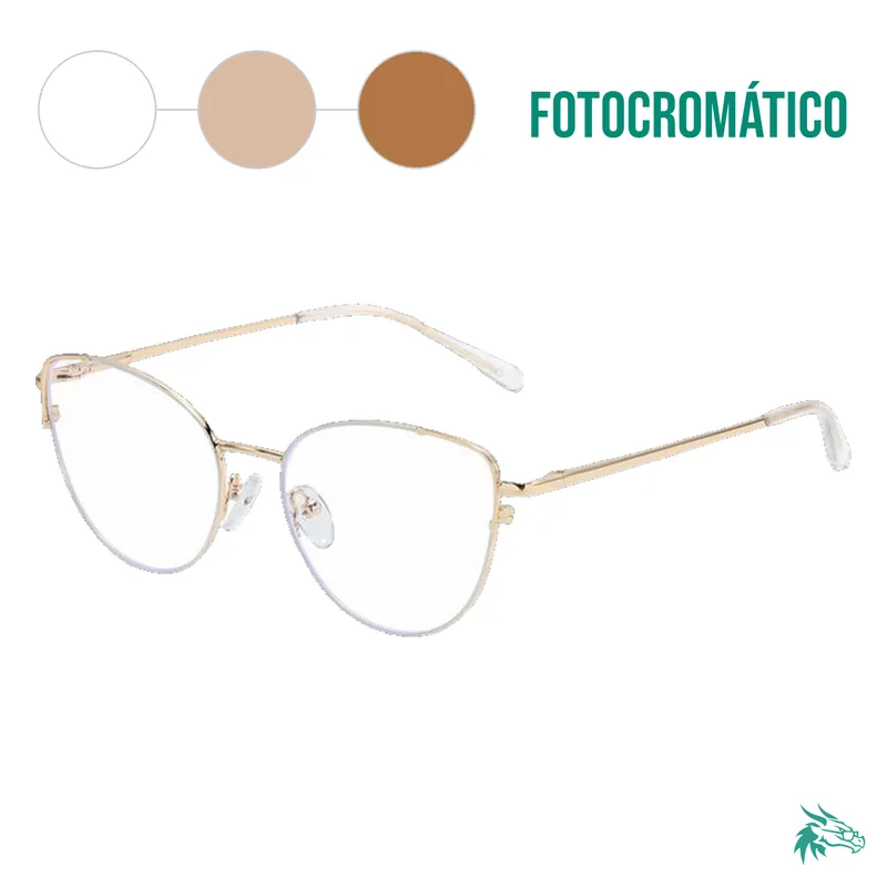 Blanco & Dorado / Fotocromático Gris