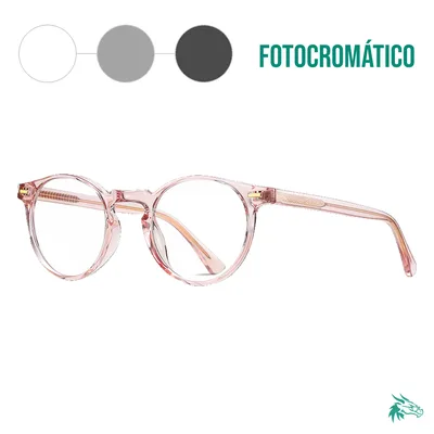 Rosado Transparente / Fotocromático Gris