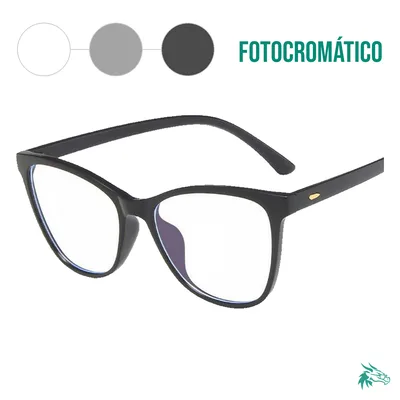 Negro Brillante / Fotocromático Gris